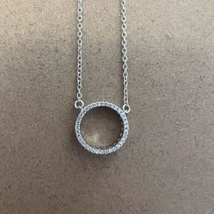 Sterling Silver Circle Necklace